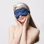 22 Momme 100% Mulberry Silk Sleep Mask Navy Blue