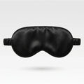 22 Momme 100% Mulberry Silk Sleep Mask Black